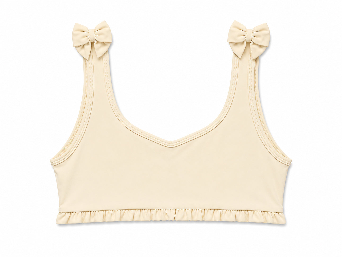 Juliet Micro Ruffle Scoop Bra