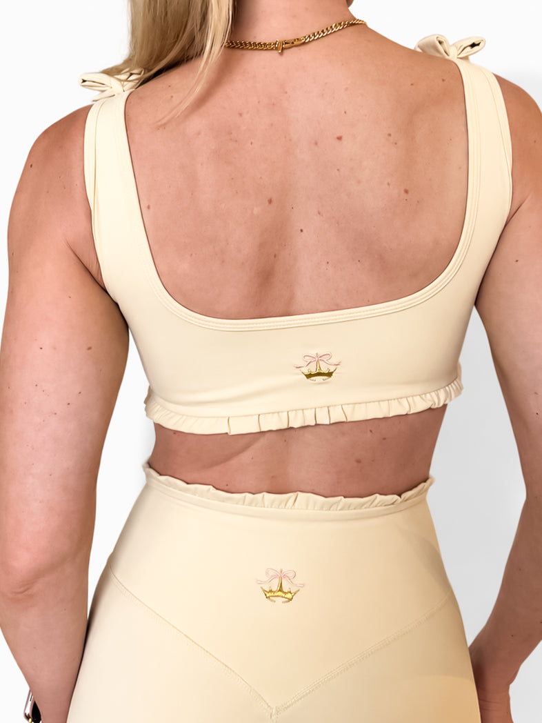 Juliet Micro Ruffle Scoop Bra