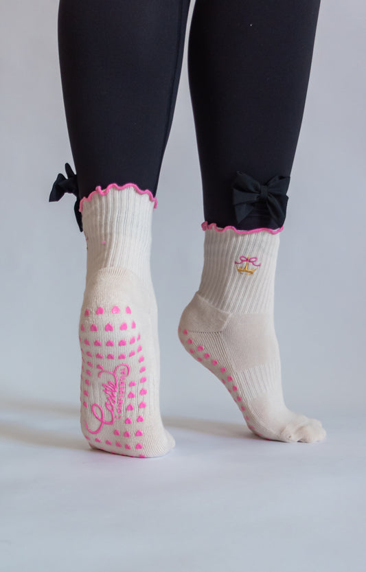 The Crown Bowie Grip Socks